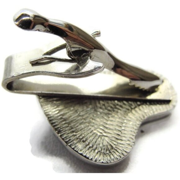 Pink Black & Silver-Tone Cufflinks & Clasp Checkered Set Tux Shirt Suit Vtg - Picture 8 of 8